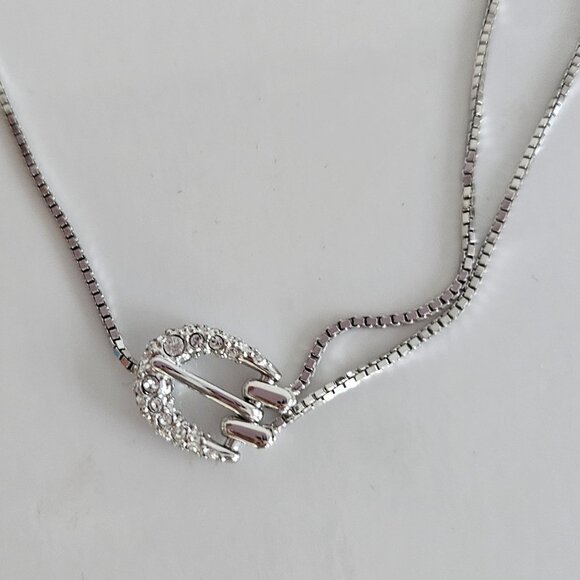 SWAROVSKI BUCKLE NECKALCE! - Picture 4 of 13